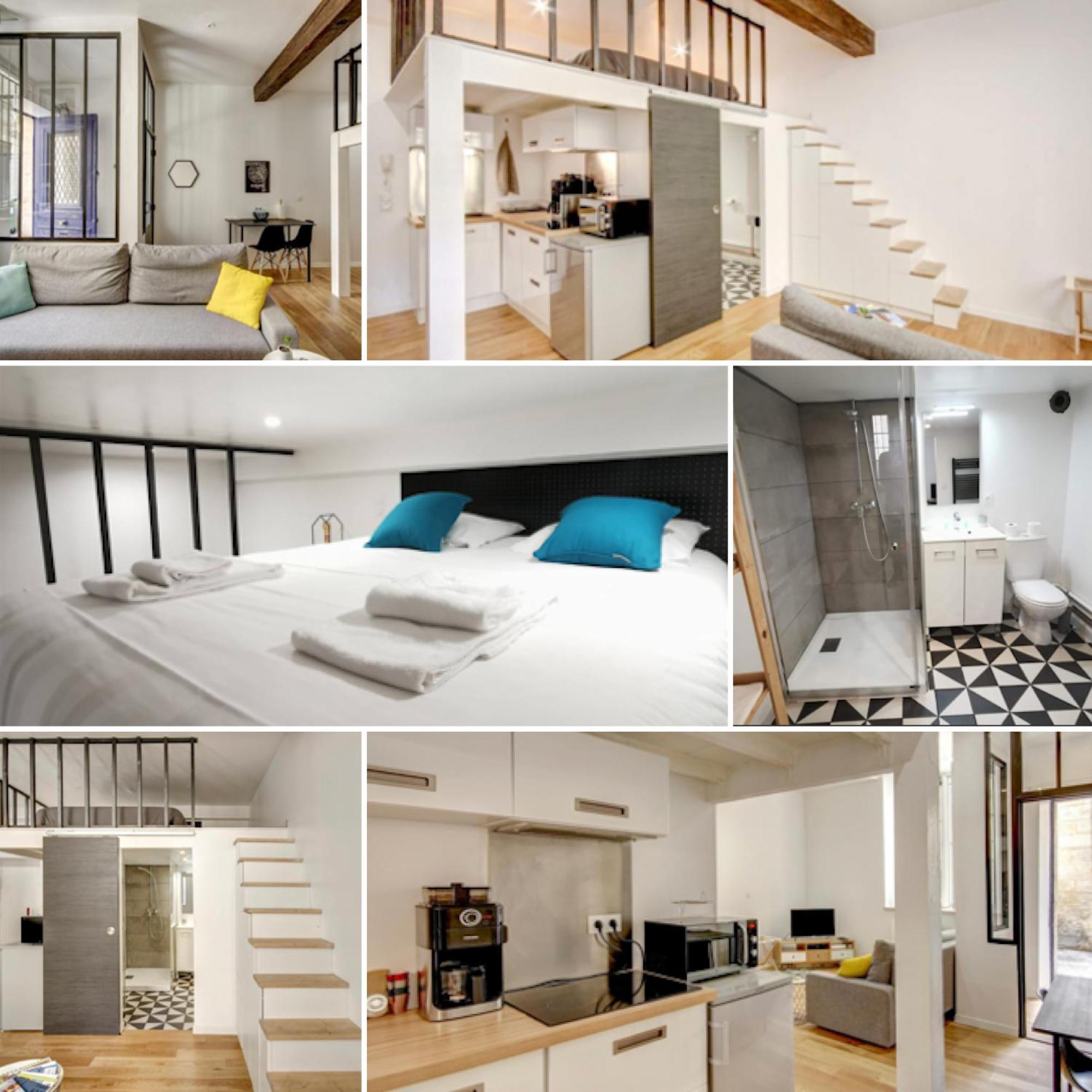 Charmant Studio Loft Au Coeur De بوردو المظهر الخارجي الصورة